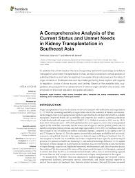 In malaysia, living donation is limited to close blood relatives or those who are in an emotional relationship with the recipient (husband or wife). Pdf A Comprehensive Analysis Of The Current Status And Unmet Needs In Kidney Transplantation In Southeast Asia