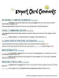 Term   and   Report Card Comments Resource Preview       Pinteres   