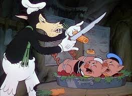 Image result for Looney tunes, wolves dressed like sheep, to prey on small and weak, fun and games in the cartoons.