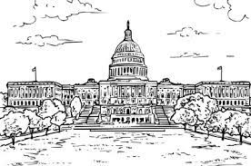 Coloring capitol building in washington. Mr Nussbaum Capitol Of The United States U S Landmarks Washington D C