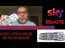 how to reset sky remote you