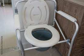 commode chair or mobile toilet can