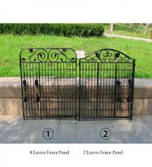 decorative garden fence panel