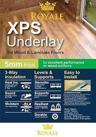 xps underlay 5mm thick wood or