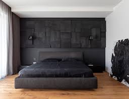 A Blackened Wood Accent Wall Provides