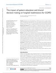 Pdf The Impact Of Patient Education And Shared Decision