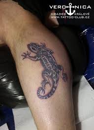 Tetování Ještě Ještě Ještěrka Tetování Tattoo