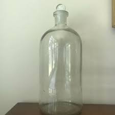 Antique Apothecary Bottle Large With