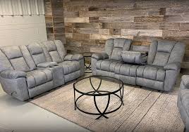 Andes Pebble Gliding Reclining Sofa Set