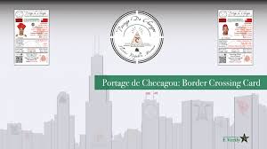 Immigration into the united states is a lengthy process. Border Crossing Card Portage De Checagou