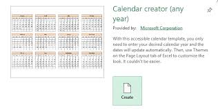 2019 Calendars From Excel Office Watch