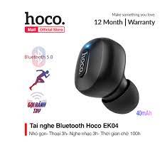 Tai Nghe Bluetooth Hoco EK04 V5.0 đàm thoại lên đến 3 giờ
