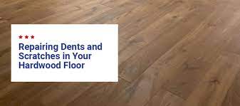 fix dents and scratches in hardwood floors