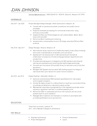 Use these resume examples to begin creating your resume, and adapt the template you choose to fit. Project Manager Design Manager Resume Examples And Tips Zippia
