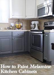 painting melamine kitchen cabinets