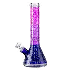 Thick Glass Beaker Bong Purple