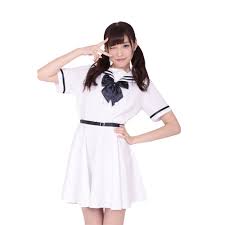 Amazon.co.jp: A&TCollection 君の名は白制服 セーラー服 白 Mサイズ コスプレ コスチューム レディース : ホビー