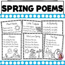Dollar Deal 15 Spring Poems For Shared Reading Sight Word Poems