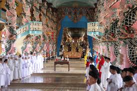 Cao dai is the popular name for the dai dao tam ky pho do religious sect, a group of about 1.5 million south vietnamese. Cao Dai Temple In Tay Ninh Vietnam