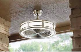 enclosed outdoor ceiling fan with light