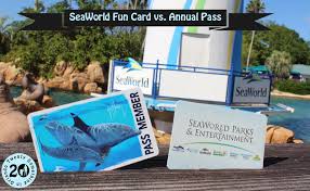 seaworld fun card vs annual p
