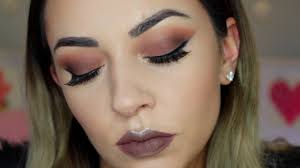 matte brown smokey eye makeup tutorial