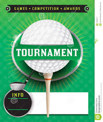Golf Tournament Template Illustration Stock Vector Illustration Of