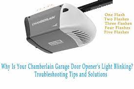 why is your chamberlain garage door