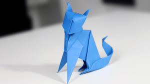 Use the same size of origami paper for the cat body. Origami Cat How To Fold Youtube