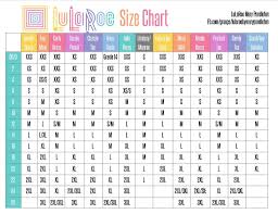 Pin This Handy Chart For Later Whats Your Lularoe Size