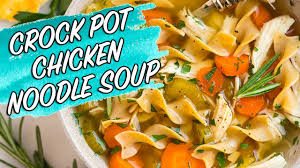 crock pot en noodle soup you