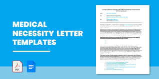 cal necessity letter templates in