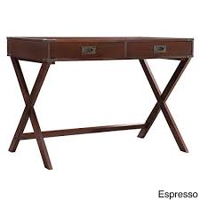 Dual gas pistons for easy adjustment. Espresso Inspire Q Kenton X Base Wood Accent Campaign Writing Desk Mdf Wood Assembly Required 30 Inches High X 42 Inches Wide X 24 Inches Deep Order Now With E Book Gift Buy