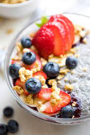 chia pudding with coconut milk and