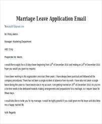 5 leave application e mail templates
