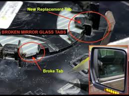 How To Fix Broken Mirror Glass Tabs