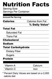 make your own nutrition facts food label