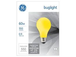 Ge Lighting 97495 60w Yellow Bug Light Bulb 2 Pack Pack Of 12 Newegg Com