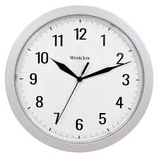 Westclox 12in Indoor Outdoor Clock