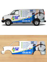 vehicle wrap for carpet cleaning van