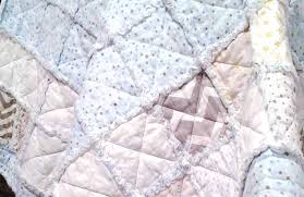 how to make a crib size rag quilt
