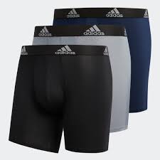 Adidas Climalite Boxer Briefs 3 Pairs Black Adidas Us