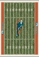 nfl team rugs miami dolphins home field