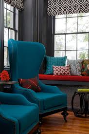 inspiration in gray and red and teal