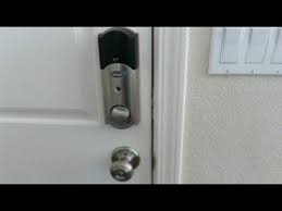 schlage smart deadbolt door lock