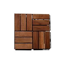 Acacia Wood Flooring Tile Deck Tile