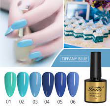 tiffany blue serie gel nail polish
