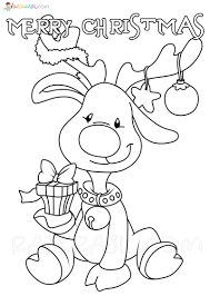 Desenhos de rudolph a rena do nariz vermelho. Desenhos De Rena De Natal Para Colorir 100 Imagens Para Imprimir