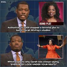 At memesmonkey.com find thousands of memes categorized into snl memes. Oprah S Always Looking Out For Everybody Snl Weekendupdate Snl Funny Weekend Update Snl Weekend Update