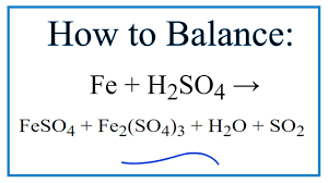 Fe Oh 3 H2so4 Fe2 So4 3 H2o Balance - How to Balance Fe + H2SO4 = FeSO4 + Fe2(SO4)3 + H2O + SO2 (Iron +  Concentrated Sulfuric acid) - YouTube